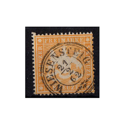 Germany 1859-62 3k Orange-yellow, cds f/u SG40