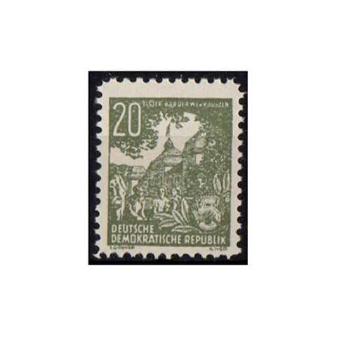 Germany 1953-55 20pf Bronze-green forgery, u/m SGE163