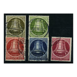 Berlin 1951-52 Freedom Bell (Clapper to right), fine used. SGB82-86