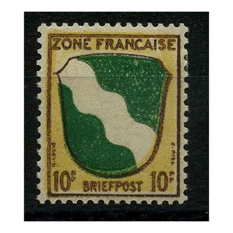 Germany (FR Zone) 1945-46 10pf Palatinate arms, fresh mtd mint. SGF5