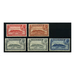 Gibraltar 1931-33 'Rock' definitives, including both types 2d, 1_d perf 13_x14, mtd mint. SG110-13