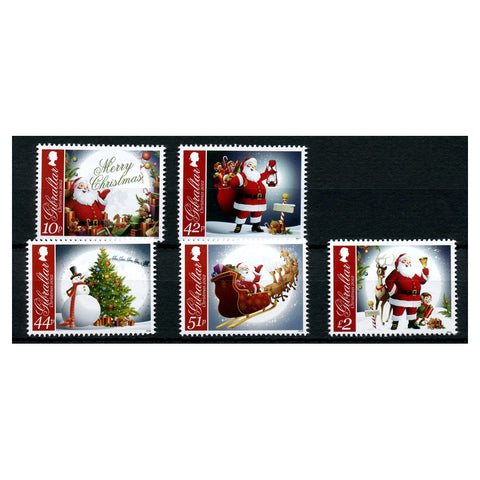 Gibraltar 2012 Christmas - Santa Claus, u/m. SG1483-7