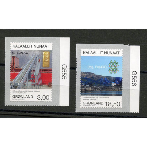 Greenland 2015 Mining, u/m. SG759-60