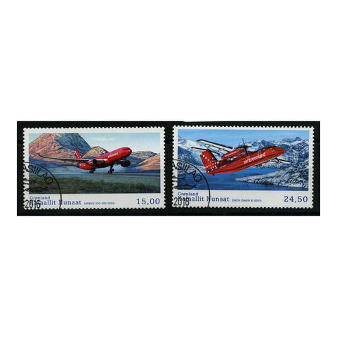 Greenland 2016 Civil Aviation (6th series), cto used. SG808-9