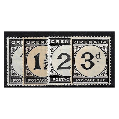 Grenada 1921-22 1d, 1½d, 2d & 3d fine mtd mint (D12 toned). SGD11-14