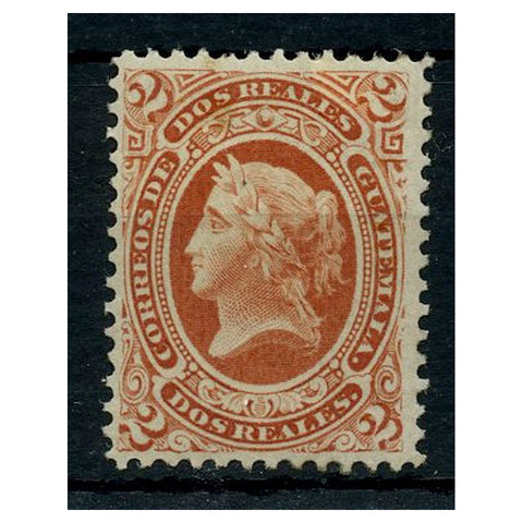 Guatamala 1875 2r Definitive, fresh mtd mint. SG10