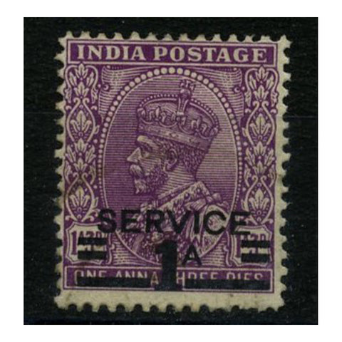 India 1939 1a Surcharge, fresh mtd mint. SGO139