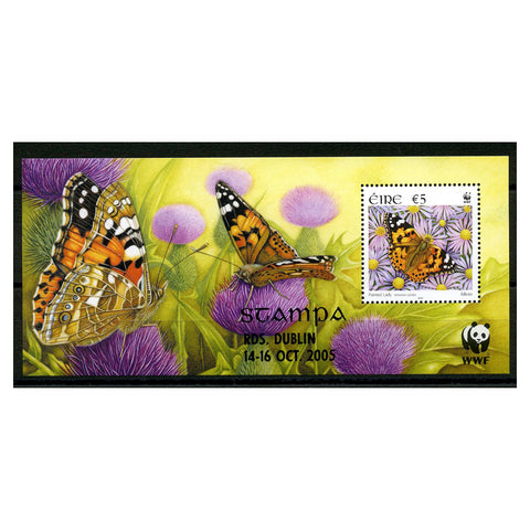 Ireland 2005 Butterflies (WWF), u/m. SGMS1744 ovpt Stampa