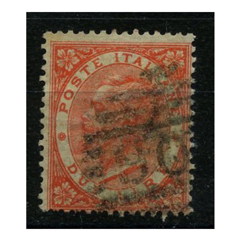 Italy 1863-65 2L Pale Scarlet, fine used. SG16