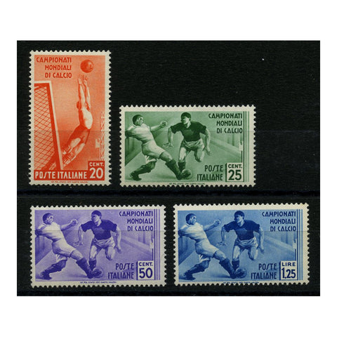 Italy 1934 World cup, regular post short set, fine mtd mint. SG413-16