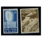 Italy 1951 Milan Fair, u/m. SG783-84