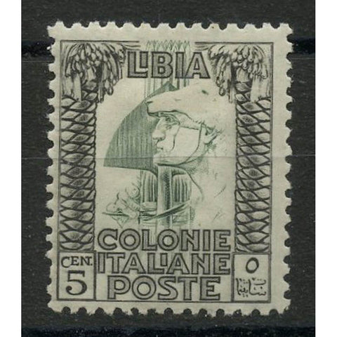 Libya (Italy) 1929-40 5c Green & black, perf 11, lightly mtd mint. SG49a