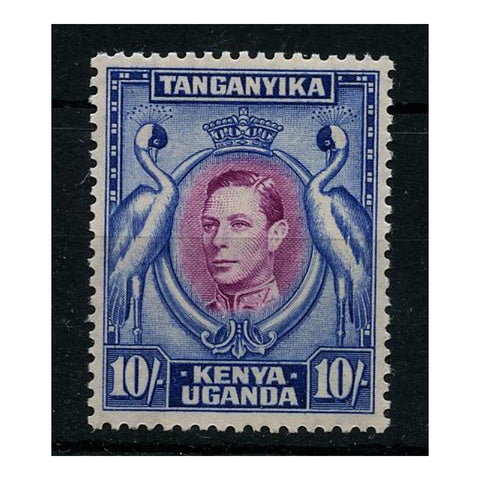 KUT 1938-54 10/- Purple & blue Perf 13_, mtd mint. SG149
