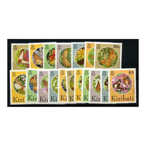 Kiribati 1994 Butterflies & Moths (18v), u/m. SG443-60