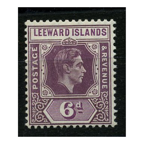 Leeward Is 1938-51 6d Purple & deep magenta, u/m. SG109b