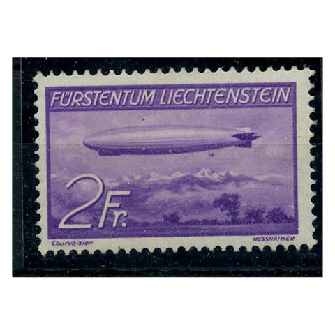 Liechtenstein 1936 Air 2fr Violet, fine mtd mintÊ SG152