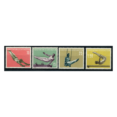 Liechtenstein 1957 Gymnastics, mtd mint. SG351-54