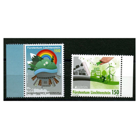 Liechtenstein 2016 Europa - Think Green, u/m. SG1762-63