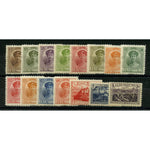 Luxembourg 1921-34 Definitive issue, u/m, 2f, 5f tone spots. SG194-208