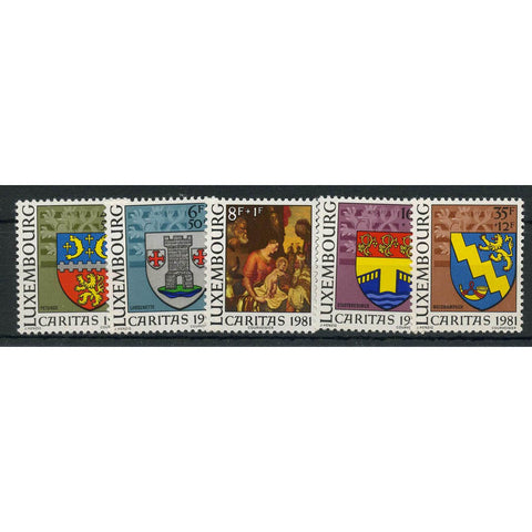 Luxembourg 1981 Arms (1st series), u/m, SG1076-80