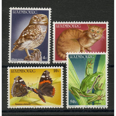 Luxembourg 1985 Endangered Animals, u/m. SG1161-64