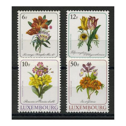 Luxembourg 1988 Flowers, u/m SG1219-22