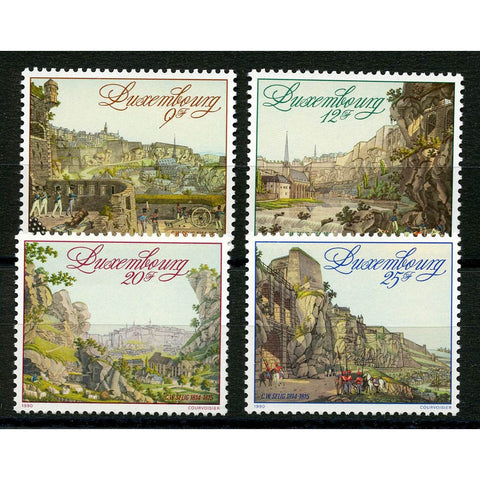 Luxembourg 1990 Etchings - Fortresses, u/m. SG1266-69