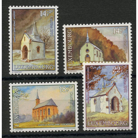 Luxembourg 1991 Chapells (3rd series) u/m. SG1304-07