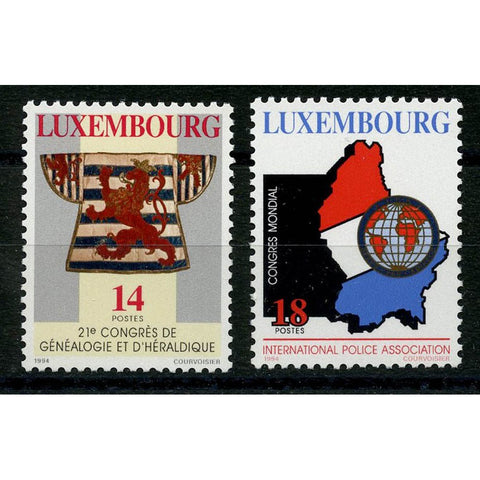 Luxembourg 1994 Congress, u/m. SG1371-72