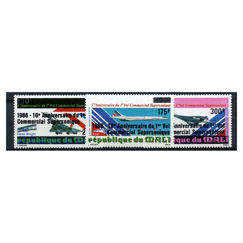 Mali 1986 Concorde ovpts, u/m. SG1112-4