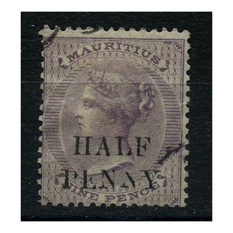 Mauritius 1876 Half Penny on 10d, fine used. SG76