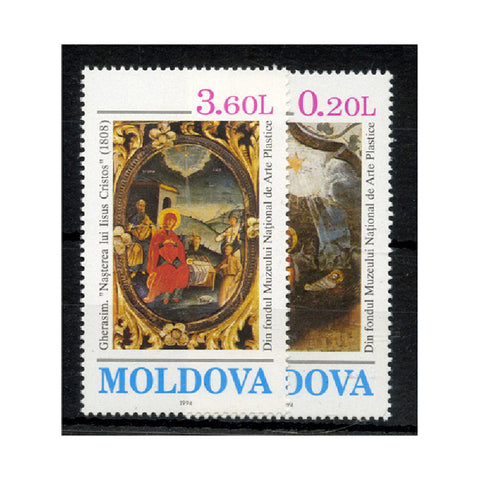 Moldova 1994 Christmas, u/m SG161-62