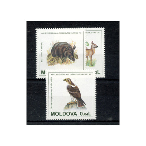 Moldova 1995 Nature Conservation, u/m SG168-70