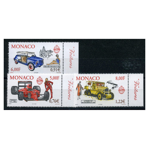Monaco 2000 Motor Cars & Fashion, u/m. SG2479-81