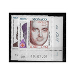 Monaco 2001 Centenary of Nobel Prize, u/m SG2519-21