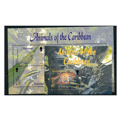 Montserrat 2003 Animals of the Caribbean, u/m. SGMS1238+ MS1239