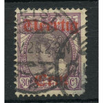 Netherlands 1919 40c on 30c Surcharge, no dot to 'i' of 'veertig' variety, cds used, damaged. SG234a