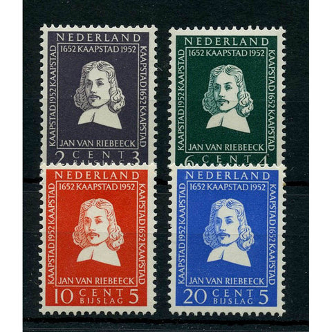 Netherlands 1952 Van Riebeeck monument fund, fresh mtd mint. SG744-47