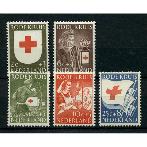 Netherlands 1953 Red Cross fund, fresh mtd mint. SG769-73