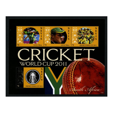 Nevis 2011 Cricket - South Africa, u/m. SGMS2249
