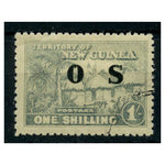 New Guinea 1925-31 1/- Dull blue-green, fine cds used. SGO29