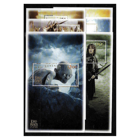 New Zealand 2003 Lord of the Rings (3rd issue) Min Shts, u/m SG2652-7