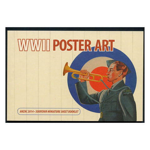 New Zealand 2014 WWII Poster Art, u/m. SGSB170