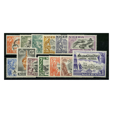 Nigeria 1953-58 Set to £1 (13v), lightly mtd mint. SG69-80