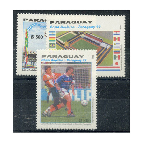 Paraguay 1999 American Cup Football, u/m SG1569-71
