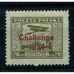 Poland 1934 Challenge 20g, fine mtd mint. SG301