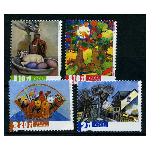 Poland 2002 Paintings, u/m. SG3986-89