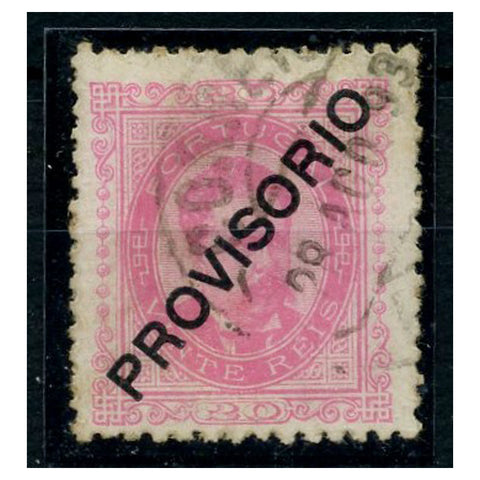 Portugal 1892-93 Provisorio ovpt 20r Rosine, cds used, SG290