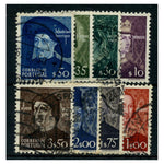 Portugal 1949 Avis Dynasty portraits, fine cds used. SG1021-28
