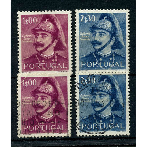 Portugal 1953 Gomes Fernandes, both fresh mtd mint and  fine used. SG1096-97